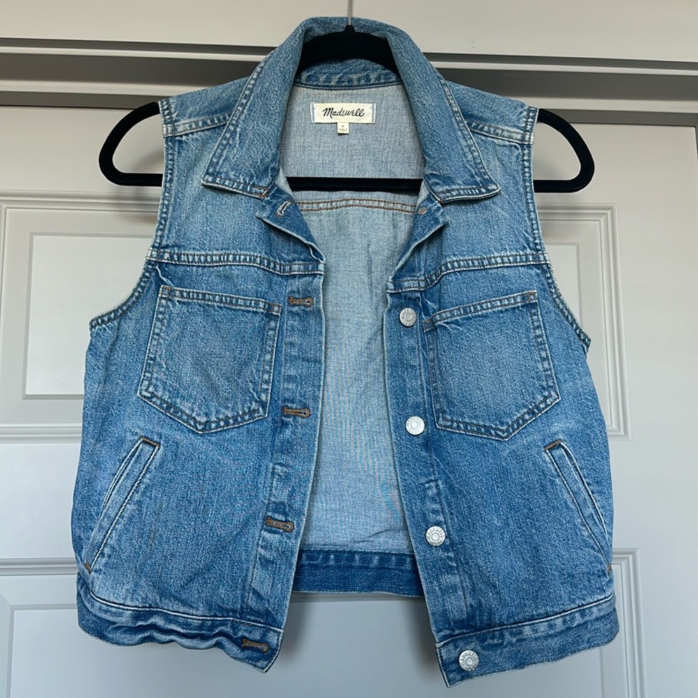 Madewell Jean Vest